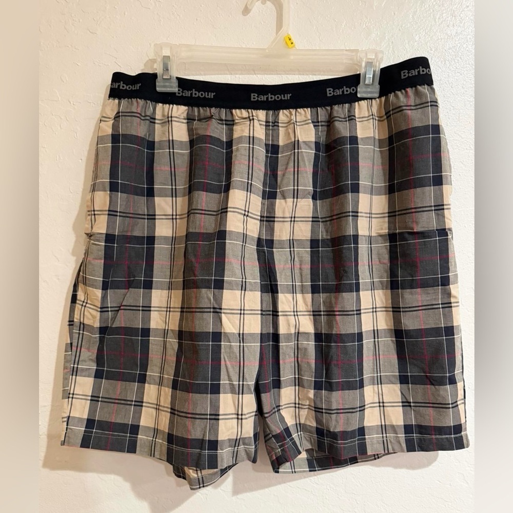 Barbour Men’s Plaid Checkered Boxer Shorts XXL